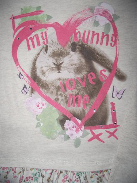 Komplet tuniky a legínek s králíčkem, f&f,104