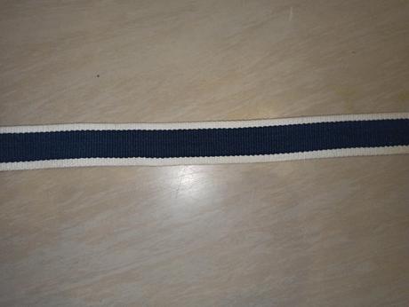 Modrobílý pásek (délka 80 cm), 
