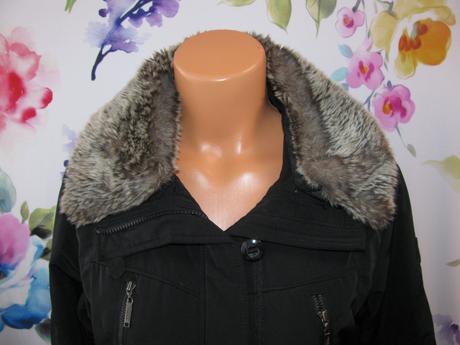 Černá zimní outdoorová prošívaná bunda s.oliver, s.oliver,38