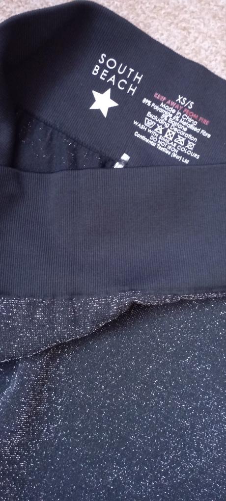 Legíny třpytivé zn."south beach" vel."xs/s", south,s