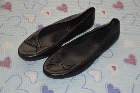 37 38 černé balerínky, 37