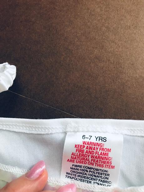 An2/ kostým šaty víla / anděl - v.6/7 let, 