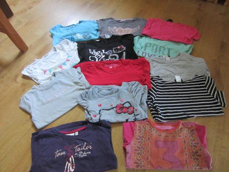 Trička s dlouhým rukávem, h&m,104