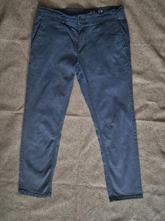 2x pánské plátěné kalhoty f&f vel. 36/32, f&f,36