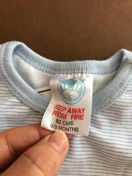 Triko sv.modre s pruhy- v.0/3 měs., 62