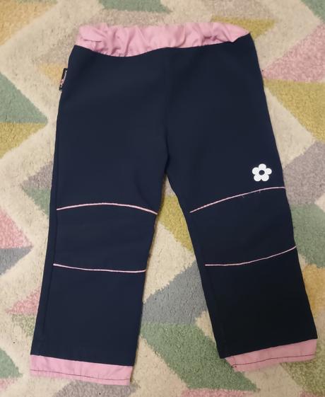 Zateplené softshellové kalhoty kukadloo vel.92, 92