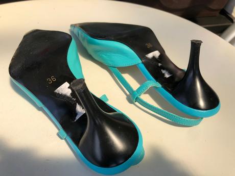 Tyrkysove bata boty spicate vel.36, baťa,36