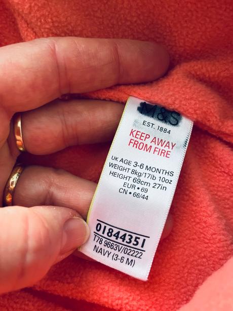 Kombinéza zimní - v.3/6 měs, marks & spencer,68