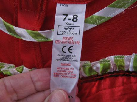 Vánoční šaty - malá elfka, 128