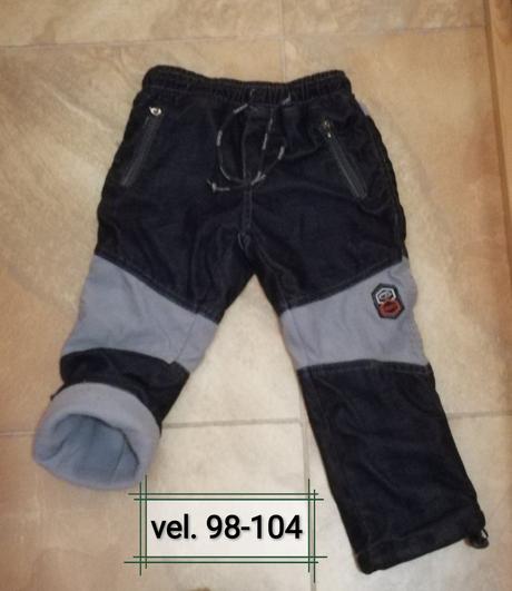 Zateplené kalhoty, 98