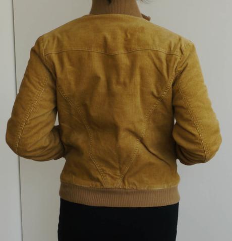 Manzestrova kratka vytelpena bunda vel.36 clockhou, s