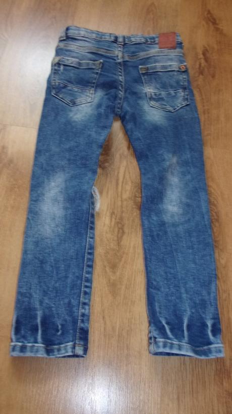 Frajerské trhané džíny zn. zara, vel. 116, zara,116