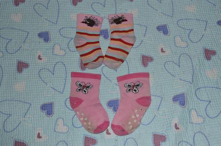 2x ponožky, vel. 23-26 , 24