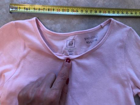 Růžové šaty gap 3 roky bavlna 90-100 cm volánek, gap,92