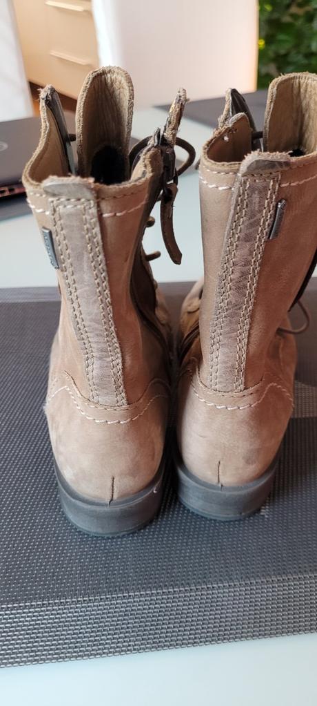 Dětské světle hnědé kozačky ecco vel. 30, ecco,30