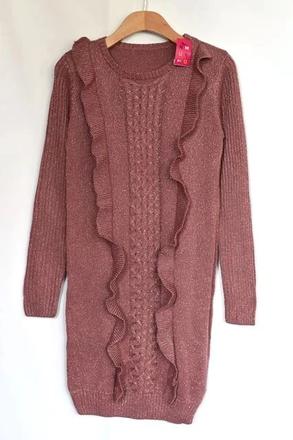 Svetr vel. 12 - 13 let, nutmeg,158