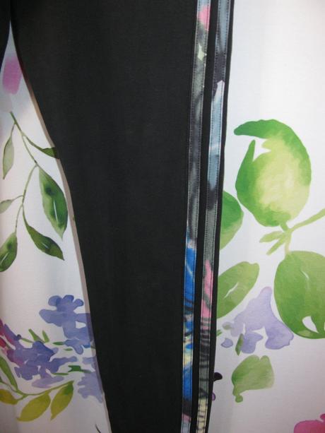 Černé bavlněné elastické legíny adidas, adidas,s