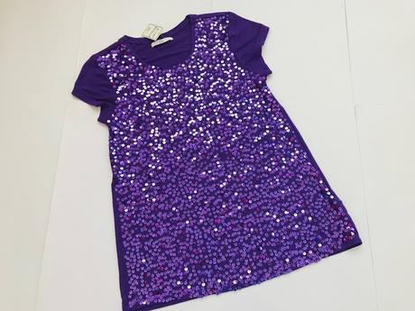 Ob/ triko-tunika s flitry  -v.12/13 let, marks & spencer,158