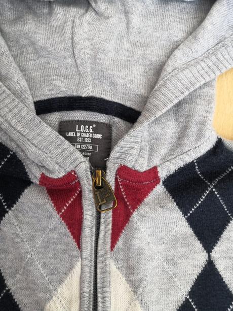 Svetr & klokanka s kapucí h&m vel. 122/128, h&m,122