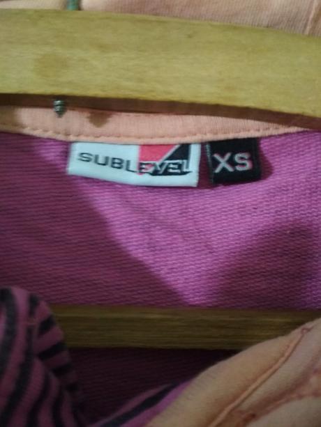 Mikinu přes hlavu s kapucí zn. sublevel, 164