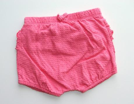 W105 růžové kraťasy vel. 74, primark,74