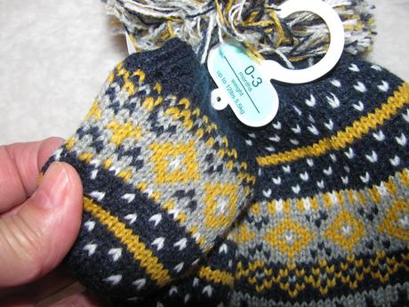 Set - zimní tm.modrá čepice, kulich + rukavice, george,62