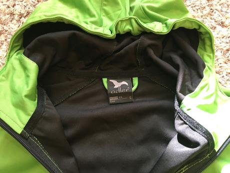 Zelená softshellová bunda (vel. s), s