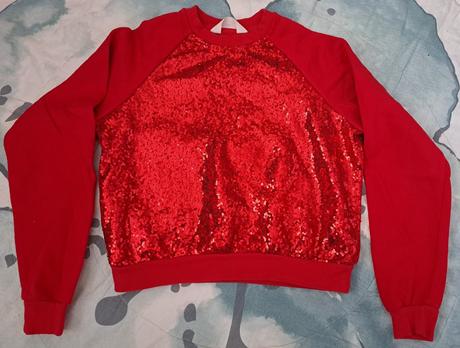 Mikina flitry, h&m,158