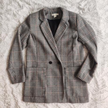 Dámský vlněný kabátek blejzr sako v 38, h&m,38