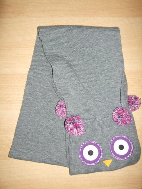 Šála sovičky s kapsami na ruky, 122