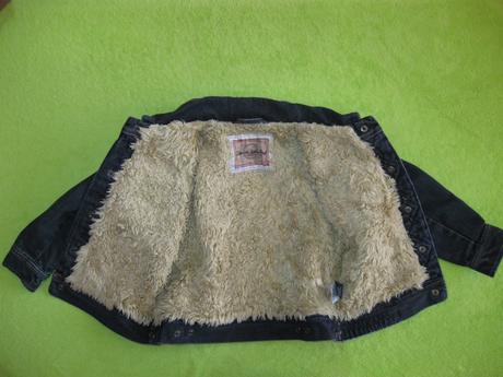 Zateplená džínová bunda, next,98