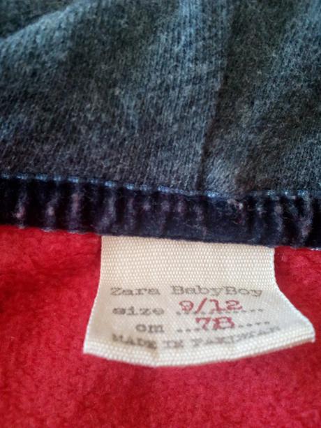 Mikina na zip, zara,80