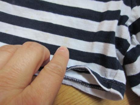 Veselé pohodlné pruhované kraťásky, h&m,110