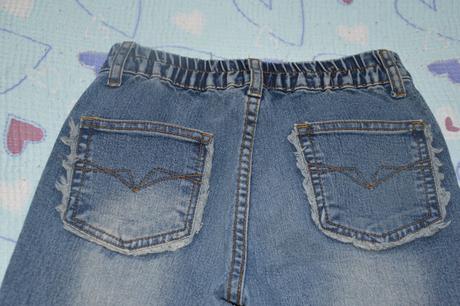 Pohodlné široké džíny, rifle se cvočky, 116