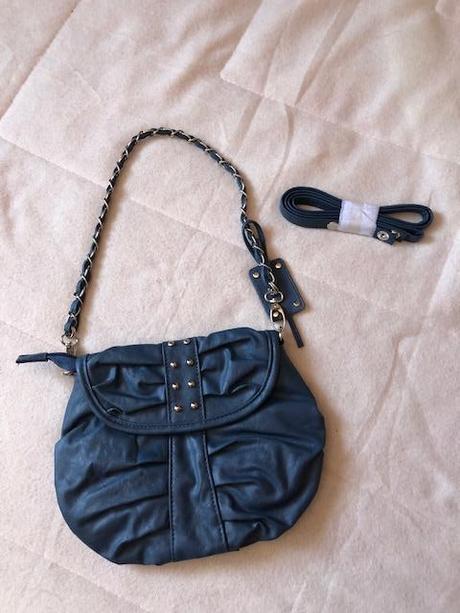 Modra mala kabelka castro,