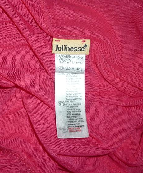 Malinová dámská noční košilka jolinesse, m