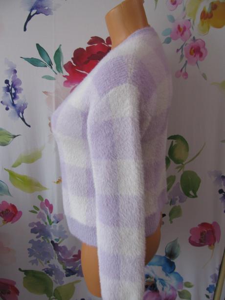Luxusní,velmi jemný lila svetr lindex, lindex,152
