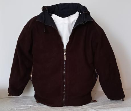 Oboustranná bunda - mikina, 122