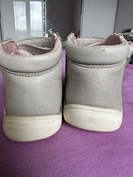 Baby bare febo fall grey pink s membránou, baby bare shoes,30