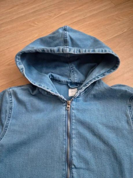 Tenká džínová bunda zara, vel. 152/158, zara,152