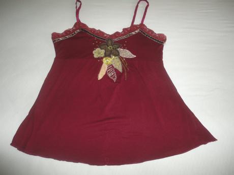 Vínové tílko vero moda, vel. s, vero moda,s