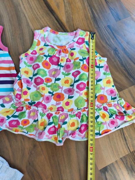 4krát letní šatičky lindex f&f george 0-3m, lindex,56