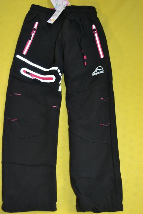 Softshellové oteplené kalhoty kugo v.116,122, kugo,116 / 122