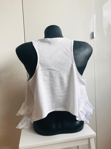 Bila vzdušná vesnička s volavky h&m xs, h&m,xs