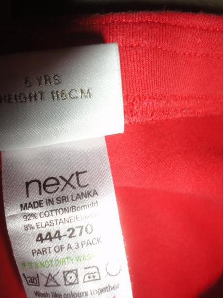 Supr 7/8 legíny next, vel. 6 let, next,116