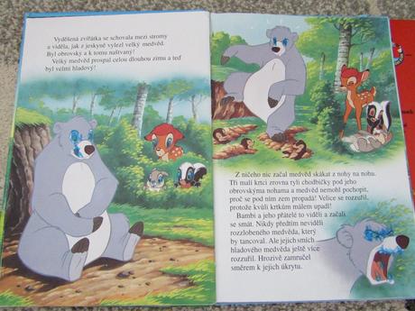 Knihy pro děti- walt disney aladin,bambi a mlaďata,