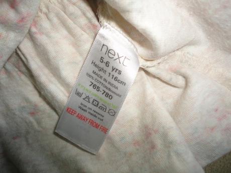 Bavlněné šaty next, vel. 5-6 let, next,110