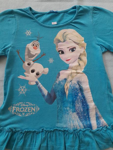9 x tričko / tunika, vel 122/128, disney,122