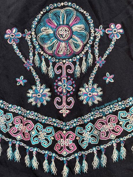 Šíťovinová sukně s ornamentem, vel s-m, s