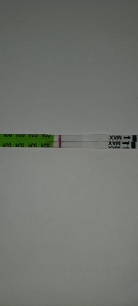 Vidíte na testu Pepino rysku před menstruací?